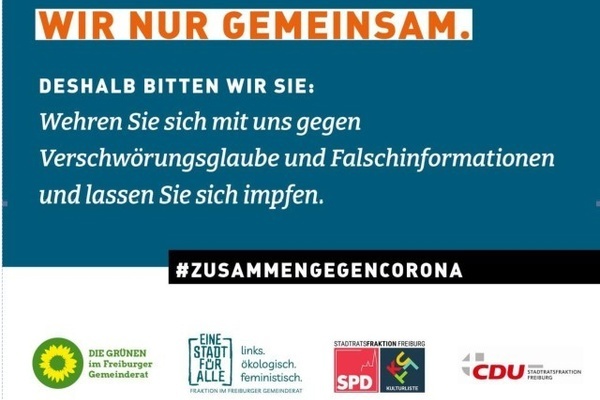 Impfaufruf aus dem Freiburger Gemeinderat Impfaufruf aus dem Freiburger Gemeinderat